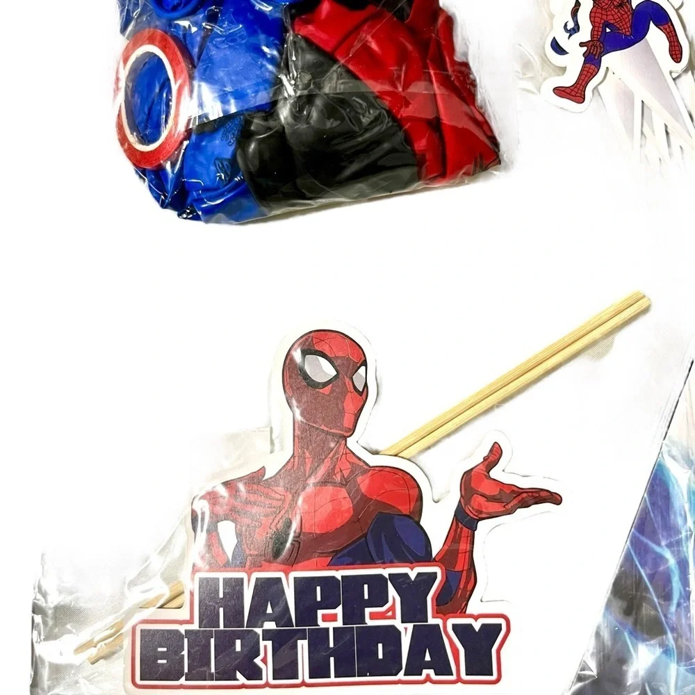 Spider-Man Birthday Party Decorations New